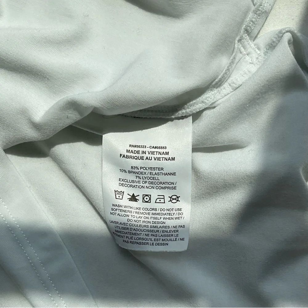 Nike Womens Dri Fit‎ Classic Fit White Tank Top Size Small - Picture 10 of 10